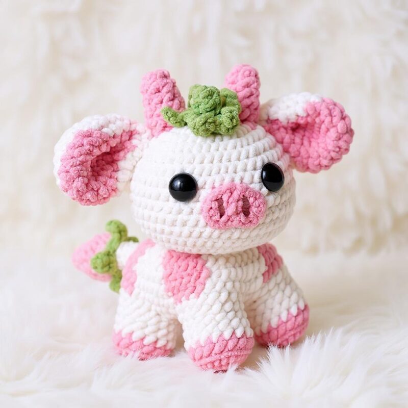 Sweet Treat Cows Amigurumi Crochet Pattern - Adorable DIY Stuffed Animal Toy - Instant Download PDF - Image 2