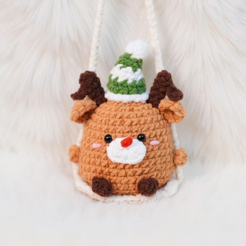 Swinging Holiday Squad Amigurumi Crochet Pattern - Adorable DIY Stuffed Animal Toys - Instant Download PDF - Image 4