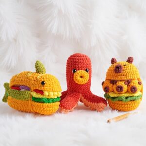 Tasty Critters Amigurumi Crochet Pattern Bundle - Adorable DIY Stuffed Animal Toys - Instant Download PDF