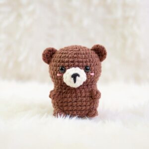 Teddy Bear Amigurumi Crochet Pattern - Adorable Low-Sew - DIY Stuffed Animal Toy - Instant Download PDF