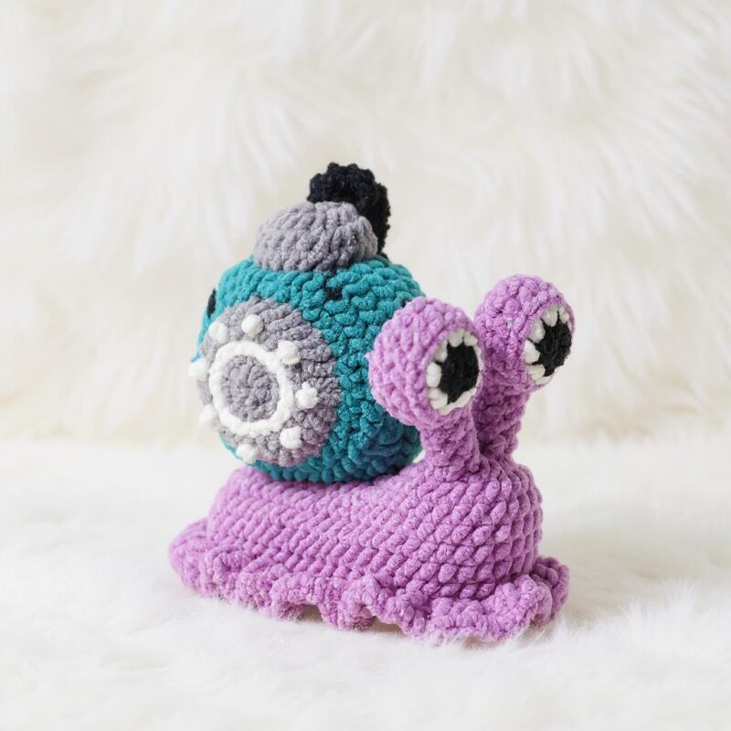 TeleSnail Amigurumi Crochet Pattern - Adorable DIY Stuffed Animal Toy - Instant Download PDF