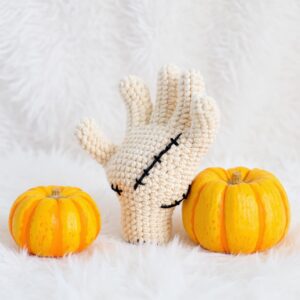 Crawling Hand Amigurumi Crochet Pattern - Spooky Fun - DIY Stuffed Toy - Instant Download PDF