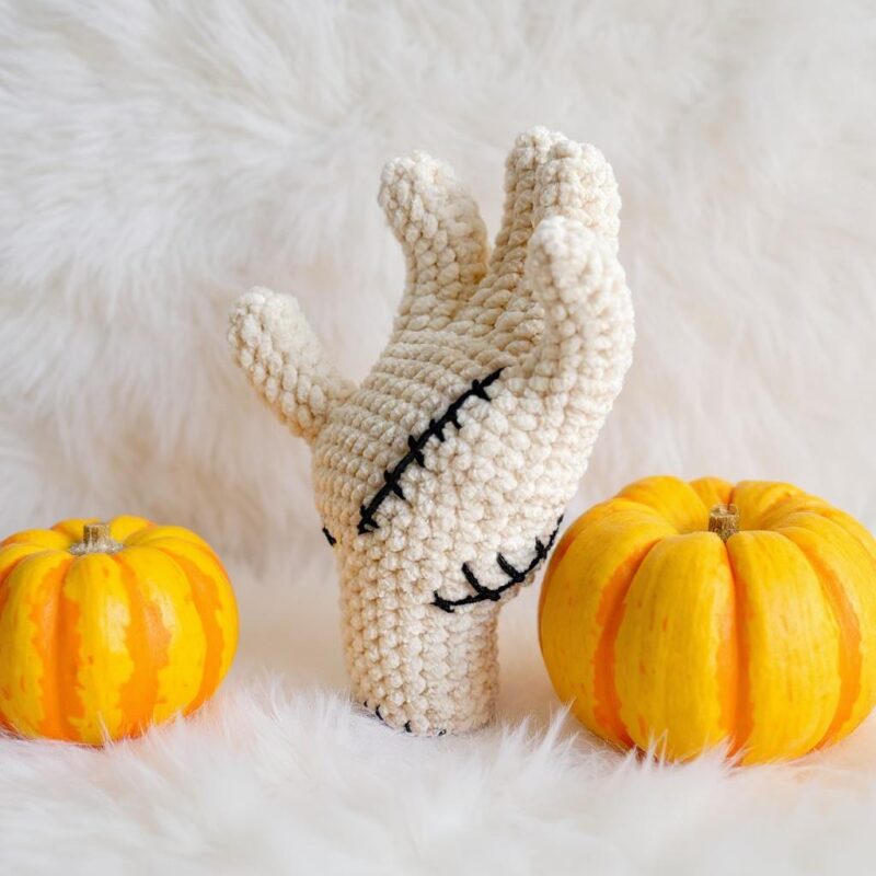 Crawling Hand Amigurumi Crochet Pattern - Spooky Fun - DIY Stuffed Toy - Instant Download PDF - Image 2