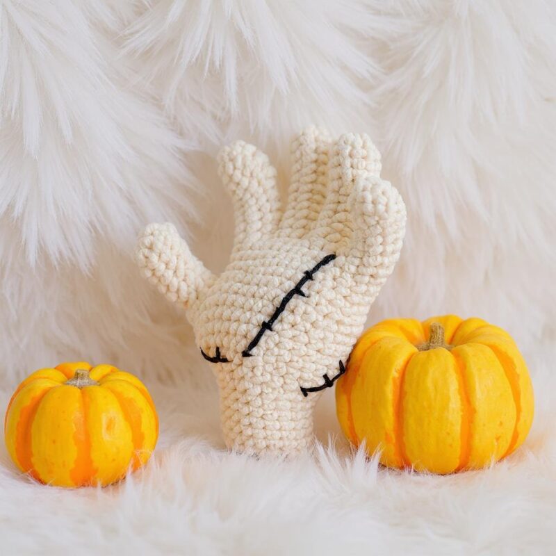 Crawling Hand Amigurumi Crochet Pattern - Spooky Fun - DIY Stuffed Toy - Instant Download PDF - Image 3