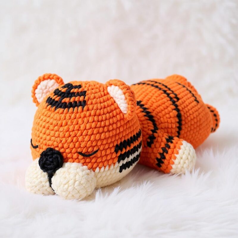 Tiger Amigurumi Crochet Pattern - Adorable DIY Stuffed Animal Toy - Instant Download PDF