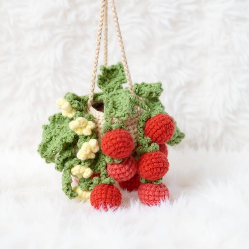 Tomato Basket Amigurumi Crochet Pattern - Charming DIY Play Food Set - Instant Download PDF - Image 5