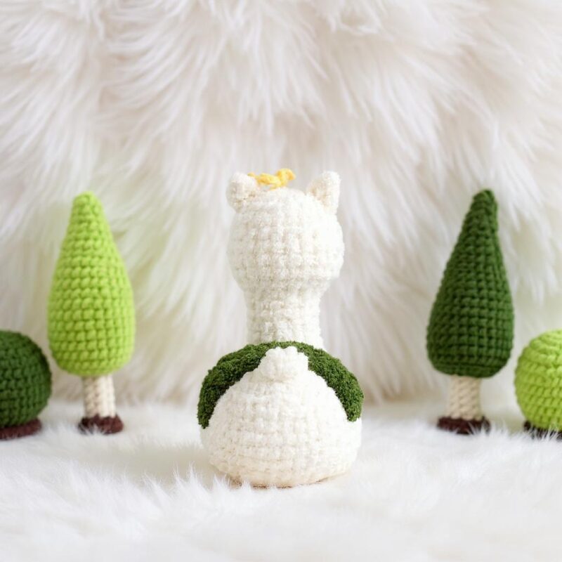 Tranquil Bloom Llama Amigurumi Crochet Pattern - Low-Sew - DIY Stuffed Animal Toy - Instant Download PDF - Image 4