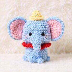 Trunky the Elephant Amigurumi Crochet Pattern - Adorable - DIY Stuffed Animal Toy - Instant Download PDF