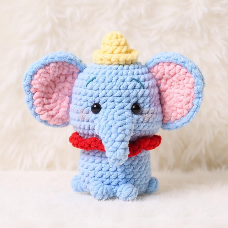 Trunky the Elephant Amigurumi Crochet Pattern - Adorable - DIY Stuffed Animal Toy - Instant Download PDF
