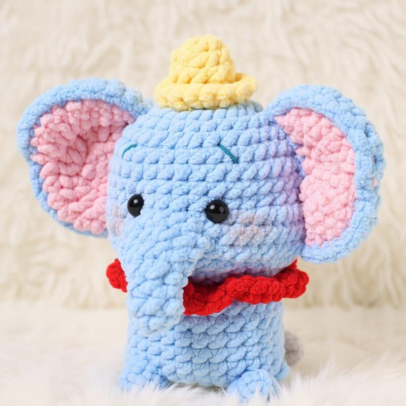 Trunky the Elephant Amigurumi Crochet Pattern - Adorable - DIY Stuffed Animal Toy - Instant Download PDF - Image 3