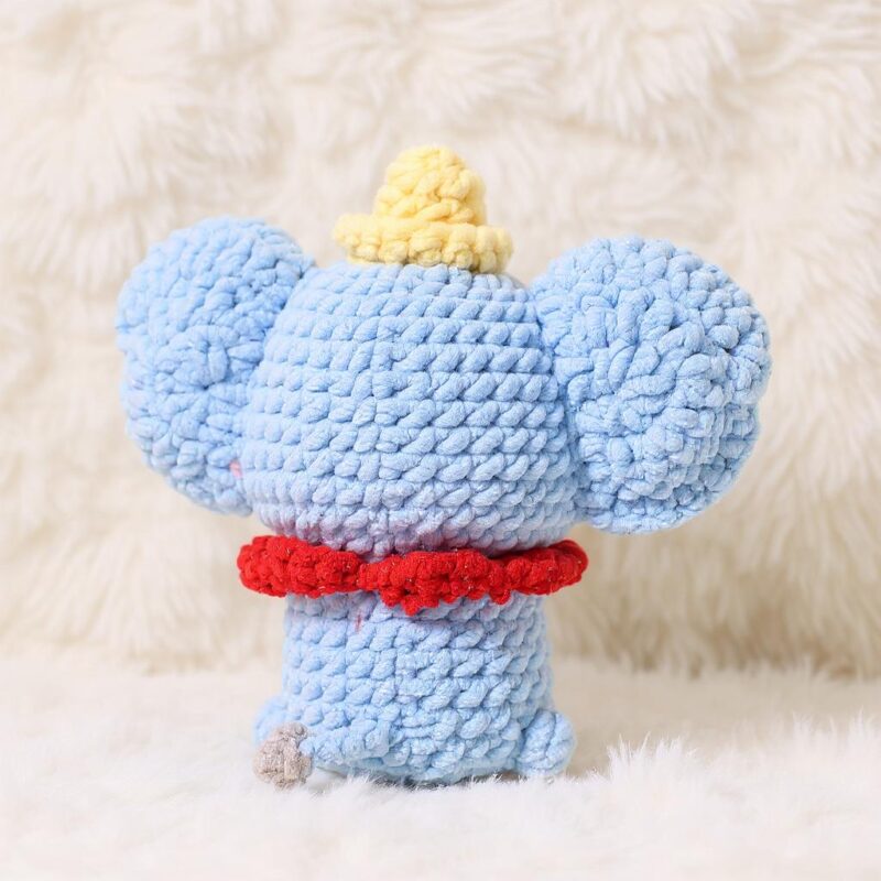 Trunky the Elephant Amigurumi Crochet Pattern - Adorable - DIY Stuffed Animal Toy - Instant Download PDF - Image 4