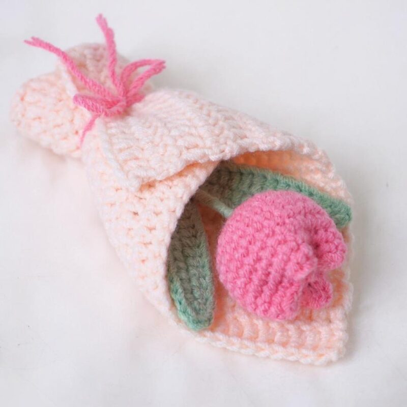 Tulip Bouquet Crochet Pattern - Beautiful DIY Floral Arrangement - Instant Download PDF - Image 3