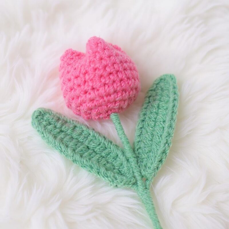 Tulip Bouquet Crochet Pattern - Beautiful DIY Floral Arrangement - Instant Download PDF - Image 4