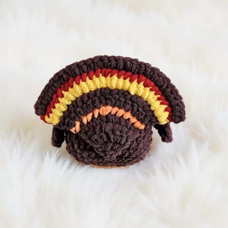Marshmallow Turkey Amigurumi Crochet Pattern - Adorable DIY Stuffed Animal Toy - Instant Download PDF - Image 4