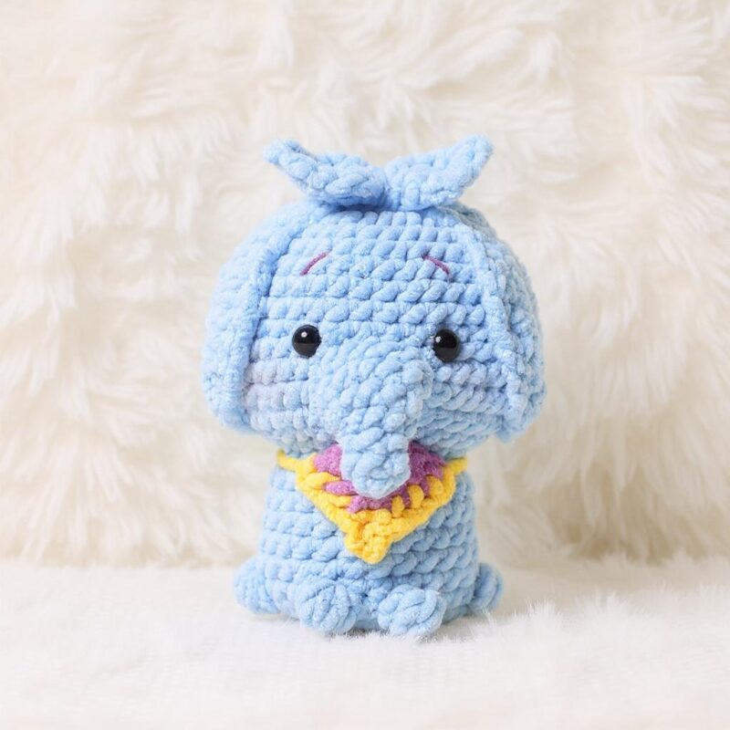 Twistie the Elephant Amigurumi Crochet Pattern - Adorable DIY Stuffed Animal Toy - Instant Download PDF