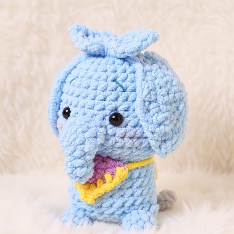 Twistie the Elephant Amigurumi Crochet Pattern - Adorable DIY Stuffed Animal Toy - Instant Download PDF - Image 3