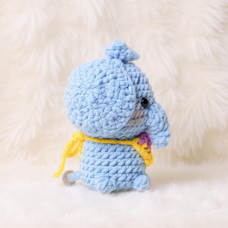 Twistie the Elephant Amigurumi Crochet Pattern - Adorable DIY Stuffed Animal Toy - Instant Download PDF - Image 5