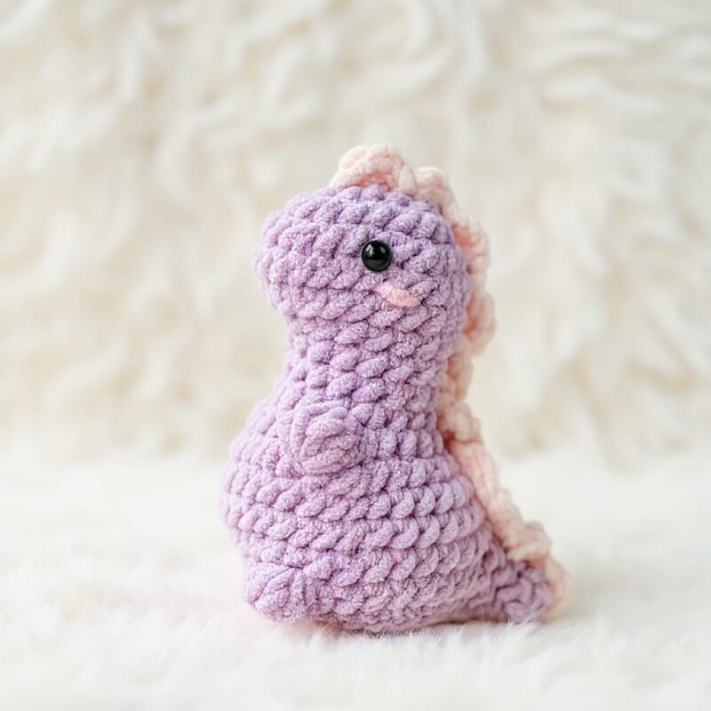 Tyrannosaurus Amigurumi Crochet Pattern - No-Sew - DIY Stuffed Dinosaur Toy - Instant Download PDF - Image 3