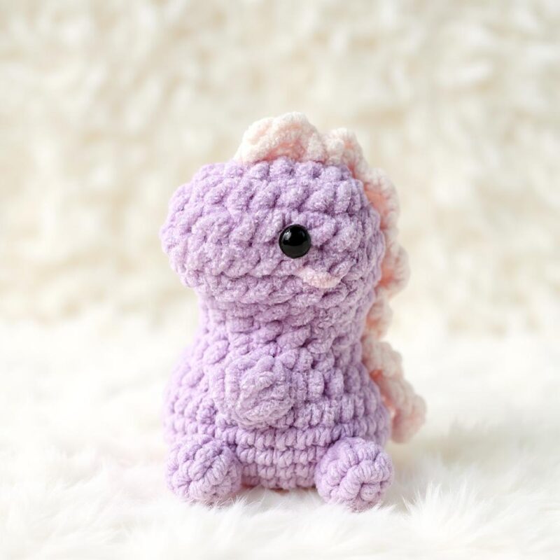Tyrannosaurus Amigurumi Crochet Pattern - No-Sew - DIY Stuffed Dinosaur Toy - Instant Download PDF - Image 4
