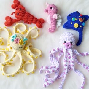 Under the Sea Amigurumi Crochet Pattern Bundle - Adorable DIY Stuffed Animal Toys - Instant Download PDF