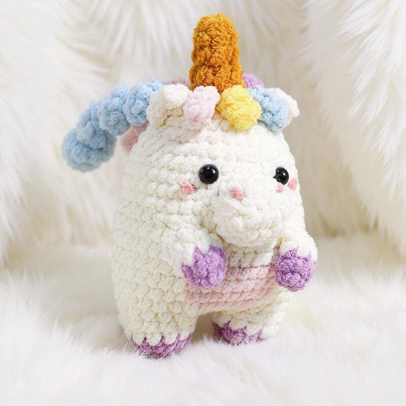 Unicorn Amigurumi Crochet Pattern - Magical DIY Stuffed Animal Toy - Instant Download PDF - Image 2