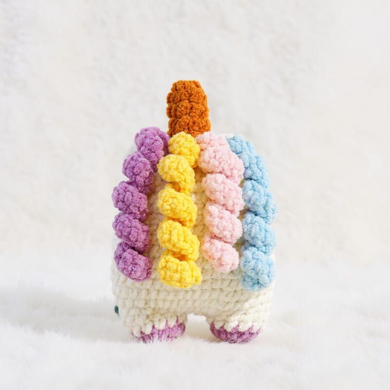 Unicorn Amigurumi Crochet Pattern - Magical DIY Stuffed Animal Toy - Instant Download PDF - Image 4