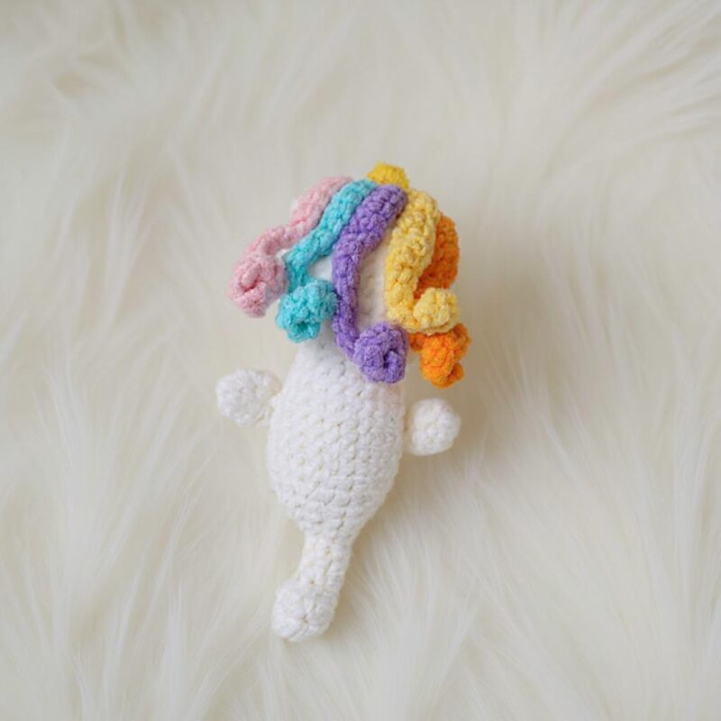 Unicorn Seahorse Amigurumi Crochet Pattern - Adorable DIY Stuffed Animal Toy - Instant Download PDF - Image 3