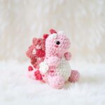 Valentine Dragon Amigurumi Crochet Pattern - Adorable DIY Stuffed Animal Toy - Instant Download PDF