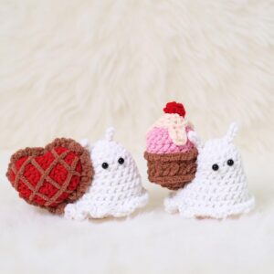 Valentine Pastry Snails Amigurumi Crochet Pattern Bundle - Sweet DIY Stuffed Animal Toys - Instant Download PDF