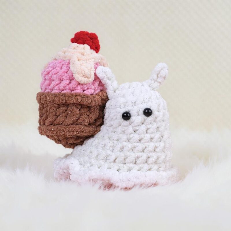Valentine Pastry Snails Amigurumi Crochet Pattern Bundle - Sweet DIY Stuffed Animal Toys - Instant Download PDF - Image 2