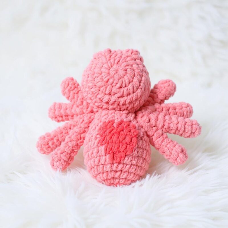 Valentine Spider Amigurumi Crochet Pattern - Adorable DIY Stuffed Animal Toy - Instant Download PDF - Image 3