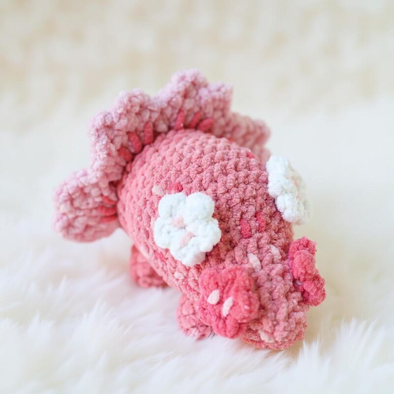 Valentine Triceratops Amigurumi Crochet Pattern - Adorable DIY Stuffed Dinosaur Toy - Instant Download PDF - Image 5