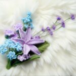 Violet Serenity Bouquet Crochet Pattern - Beautiful Amigurumi Flowers - DIY Handmade Gift & Home Decor - Instant Download PDF