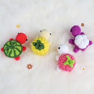 Sea Turtle Amigurumi Crochet Pattern - Adorable DIY Stuffed Animal Toy - Instant Download PDF