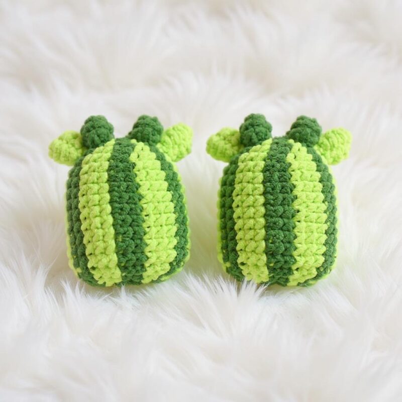 Watermelon Cow Marshmallow Amigurumi Crochet Pattern - Adorable DIY Stuffed Animal Toy - Instant Download PDF - Image 4