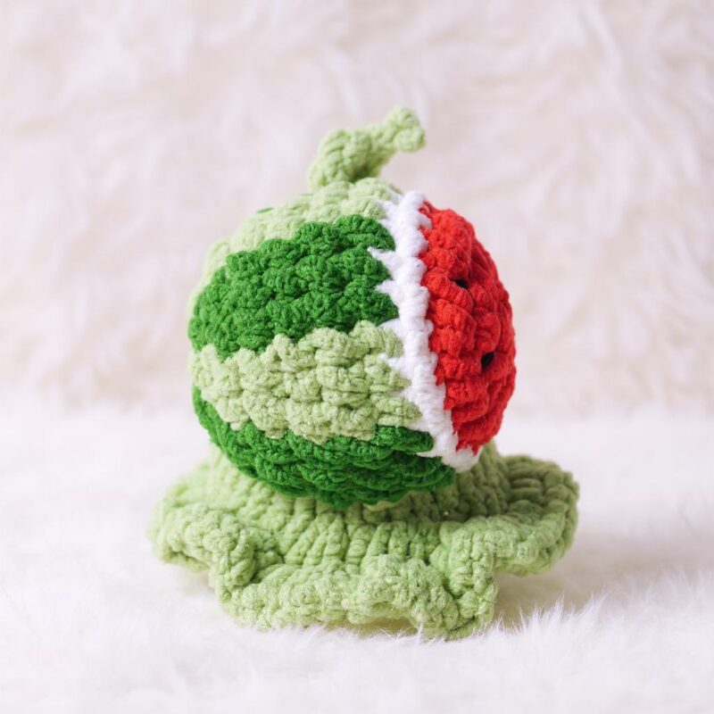 Watermelon Snail Amigurumi Crochet Pattern - Adorable DIY Stuffed Animal Toy - Instant Download PDF - Image 4