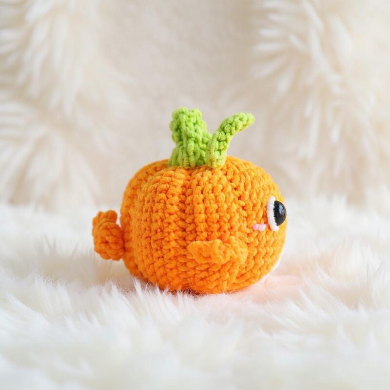 Whale Pumpkin Amigurumi Crochet Pattern - Adorable DIY Stuffed Animal Toy - Instant Download PDF - Image 8