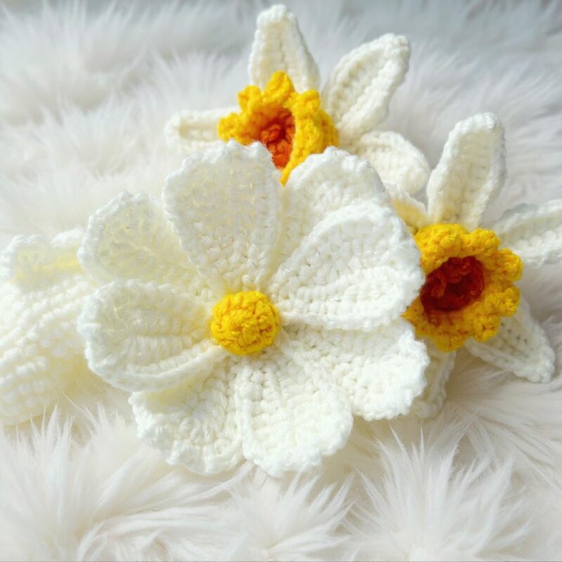 Daffodil Bouquet Amigurumi Crochet Pattern - Beautiful DIY Handmade Flower Decor - Instant Download PDF - Image 7