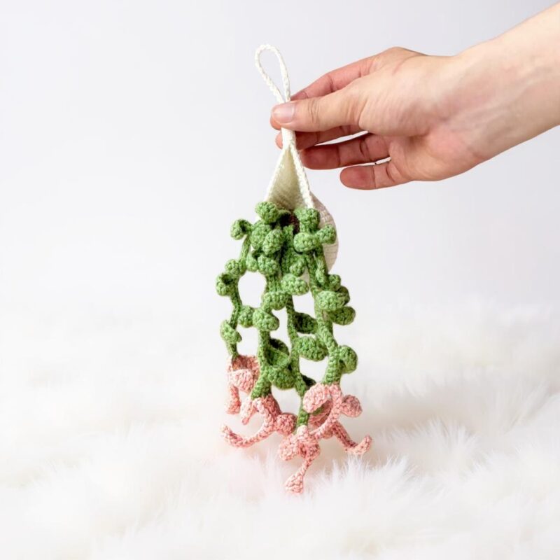 Willow Plant Basket Crochet Pattern - Cozy DIY Home Decor - Instant Download PDF