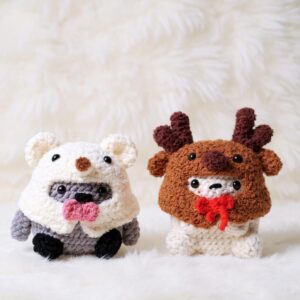Winter Pals Bears Amigurumi Crochet Pattern - Adorable DIY Stuffed Animal Toy - Instant Download PDF