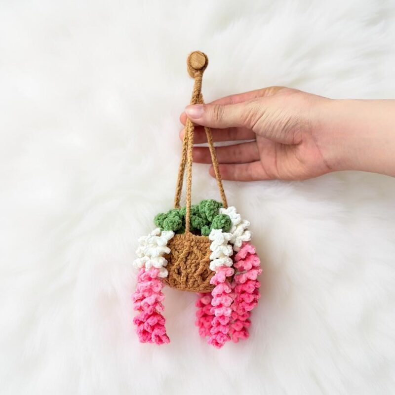 Wisteria Hanging Plant Amigurumi Crochet Pattern - Beautiful DIY Plant Decor - Instant Download PDF - Image 6