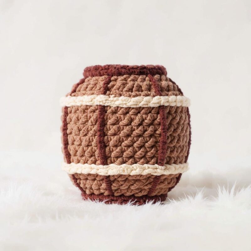 Wooden Barrel Amigurumi Crochet Pattern - Rustic DIY Plush Prop - Instant Download PDF - Image 3