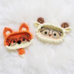 Woodland Animal Pencil Holder Amigurumi Crochet Pattern - Cute DIY Desk Organizer - Instant Download PDF