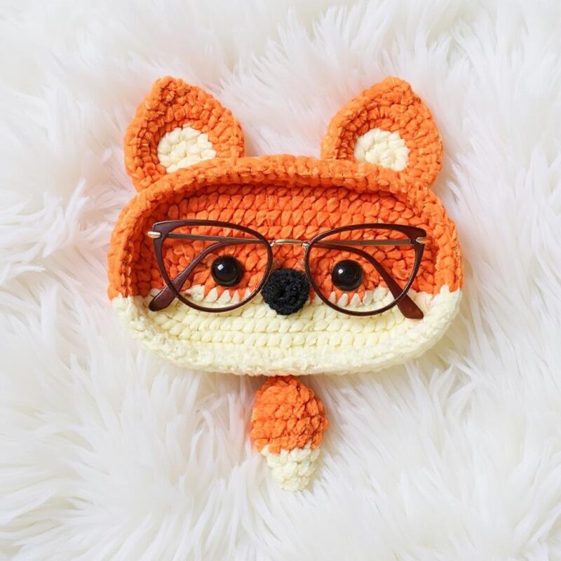 Woodland Animal Pencil Holder Amigurumi Crochet Pattern - Cute DIY Desk Organizer - Instant Download PDF - Image 2