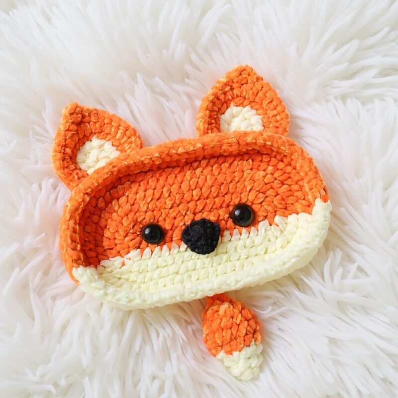 Woodland Animal Pencil Holder Amigurumi Crochet Pattern - Cute DIY Desk Organizer - Instant Download PDF - Image 3