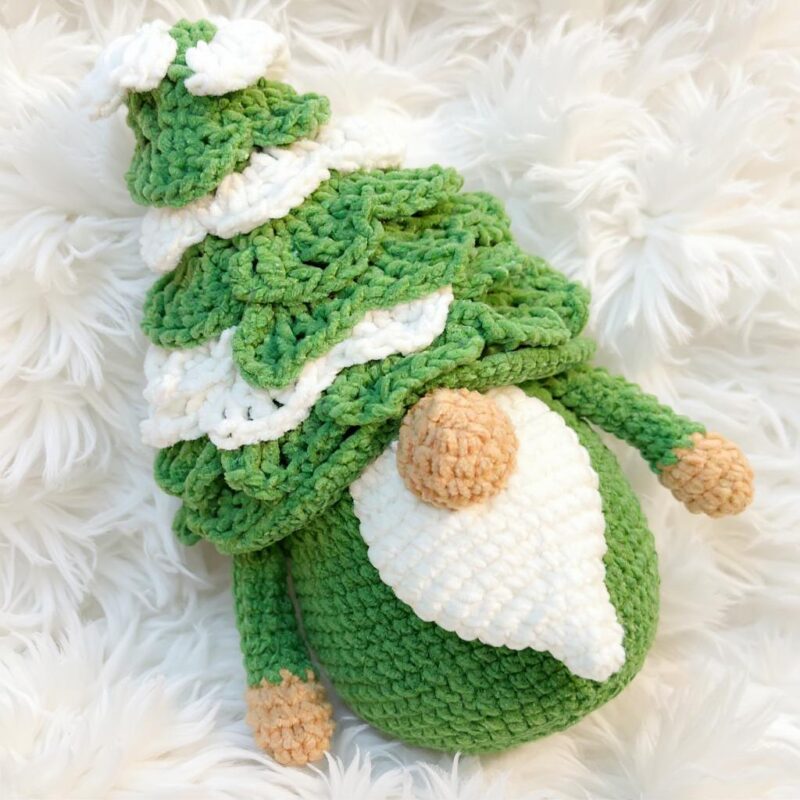 Christmas Tree Gnome Amigurumi Crochet Pattern - No-Sew - DIY Stuffed Toy - Instant Download PDF - Image 3