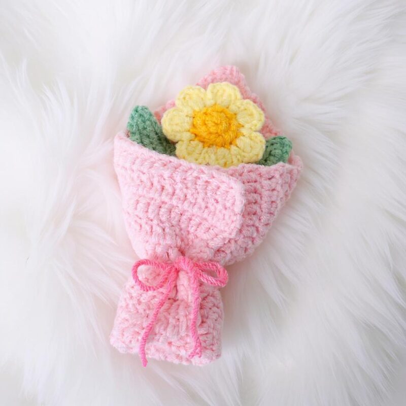 Daisy Flower Bouquet Amigurumi Crochet Pattern - Beautiful DIY Home Decor - Instant Download PDF - Image 2