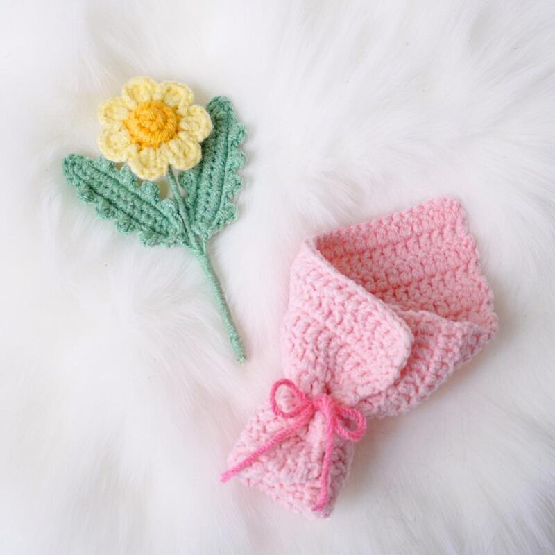 Daisy Flower Bouquet Amigurumi Crochet Pattern - Beautiful DIY Home Decor - Instant Download PDF - Image 6