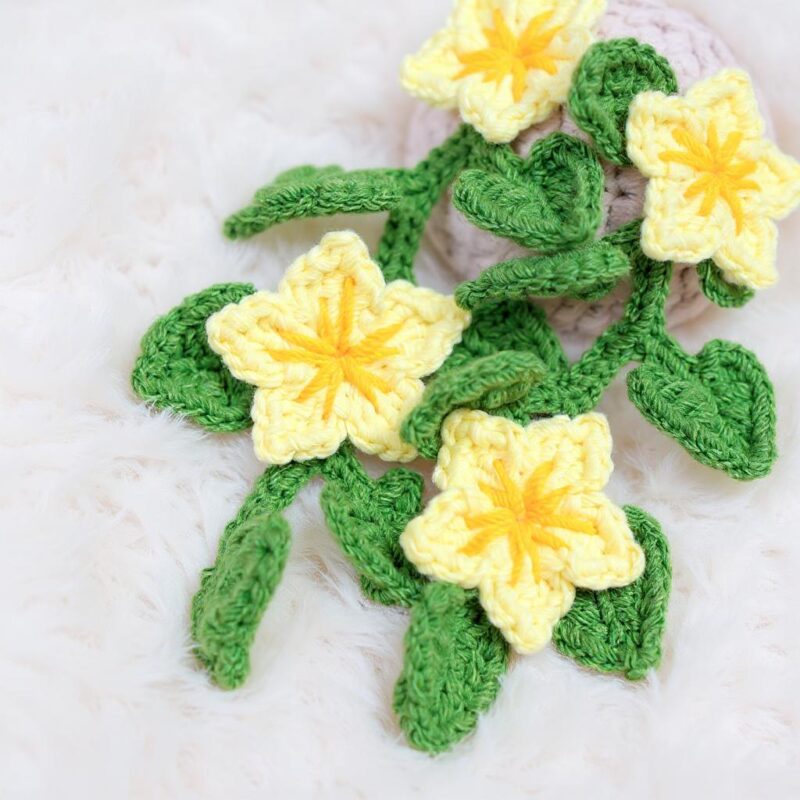 Hanging Flower Basket Amigurumi Crochet Pattern - Cute DIY Car Charm - Instant Download PDF - Image 5