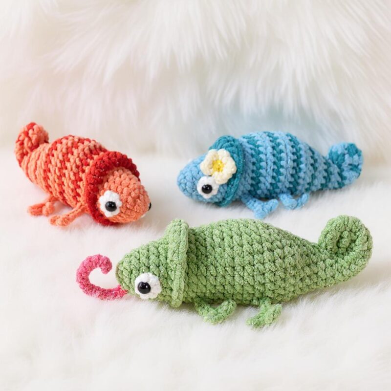 Ziggy the Gecko Amigurumi Crochet Pattern - Low-Sew - DIY Stuffed Animal Toy - Instant Download PDF - Image 2